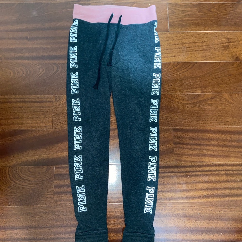 VS Pink Logo leggings size small